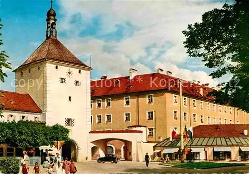 AK / Ansichtskarte Laufen Salzach Schlossplatz Kat. Laufen