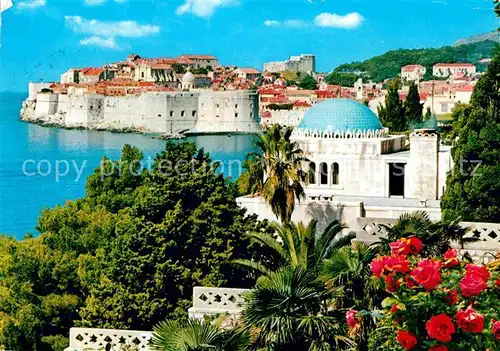 AK / Ansichtskarte Dubrovnik Ragusa Blick auf die Altstadt und Festung Kat. Dubrovnik