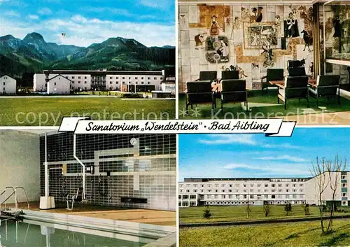 AK / Ansichtskarte Bad Aibling Sanatorium Wendelstein Hallenbad Alpenblick Kat. Bad Aibling