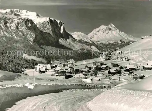 AK / Ansichtskarte San Cassiano Badia Winterpanorama Val Badia Dolomiten