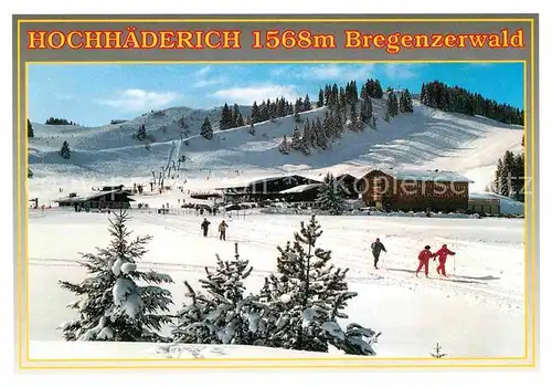 AK / Ansichtskarte Hochhaederich Skigebiet Langlauf im Bregenzerwald Kat. Oberstaufen