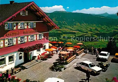 AK / Ansichtskarte Sulzberg Vorarlberg Cafe Restaurant Alpenblick Kat. Sulzberg