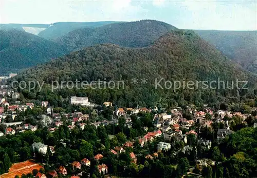 AK / Ansichtskarte Bad Harzburg Fliegeraufnahme mit Sanatorium am Burgberg Kat. Bad Harzburg