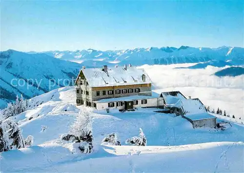 AK / Ansichtskarte Rotwandhaus mit Tuxer Alpen Sonnwendjoch  Kat. Schliersee