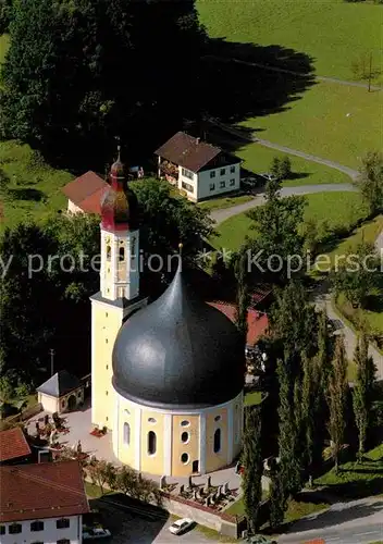 AK / Ansichtskarte Westendorf Donauwoerth Fliegeraufnahme Kreuzkirche St. Johann Baptist Kat. Westendorf