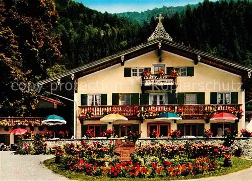 AK / Ansichtskarte Rottach Egern Cafe Restaurant Pension Angermeier Kat. Rottach Egern