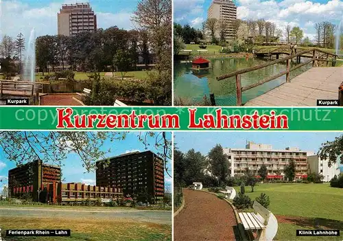 AK / Ansichtskarte Lahnstein Kurzentrum Kurpark Klinik Lahnhoehe  Kat. Lahnstein
