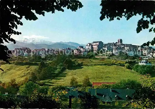 AK / Ansichtskarte Oloron Sainte Marie Quartier Sainte Croix et le Pic d Anie et les Pyrenees Kat. Oloron Sainte Marie