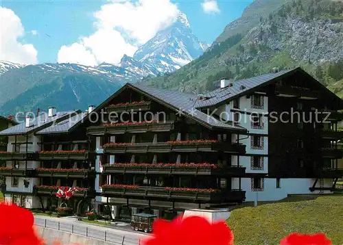 AK / Ansichtskarte Zermatt VS Alpenhof Hotel Familie Julen Biner Kat. Zermatt
