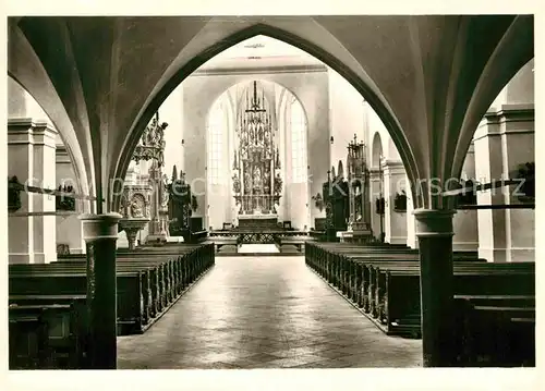 AK / Ansichtskarte Moosburg Isar Pfarrkirche Altar Kat. Moosburg a.d.Isar