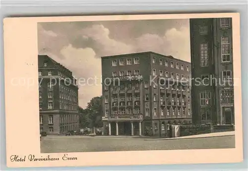 AK / Ansichtskarte Essen Ruhr Hotel Vereinshaus Kat. Essen