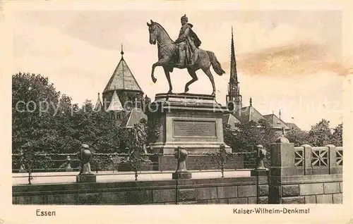 AK / Ansichtskarte Essen Ruhr Kaiser Wilhelm Denkmal Kat. Essen