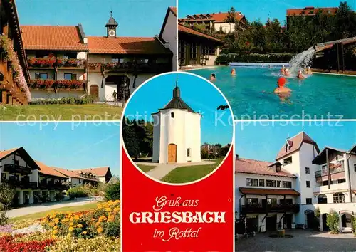 AK / Ansichtskarte Griesbach Rottal Dreiquellenbad Kurgebiet Kapelle Kat. Bad Griesbach i.Rottal