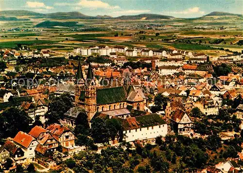 AK / Ansichtskarte Fritzlar Fliegeraufnahme mit Kirche Kat. Fritzlar