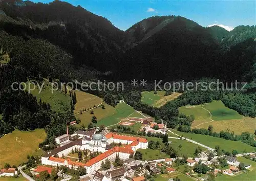 AK / Ansichtskarte Ettal Fliegeraufnahme Kloster gegruendet von Kaiser Ludwig Kat. Ettal