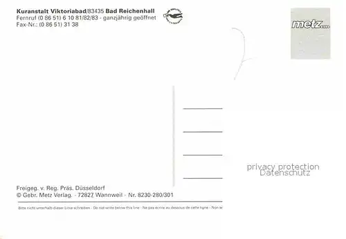 AK / Ansichtskarte Bad Reichenhall Fliegeraufnahme Kuranstalt Viktoriabad Kat. Bad Reichenhall