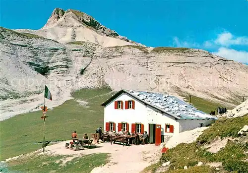 AK / Ansichtskarte Dolomiten Rifugio Puez Schutzhaus Kat. Italien