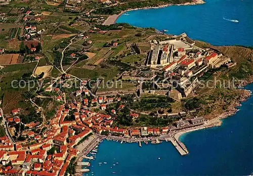 AK / Ansichtskarte Isola d Elba Fliegeraufnahme Porto Azzuro dall Aero Kat. Italien