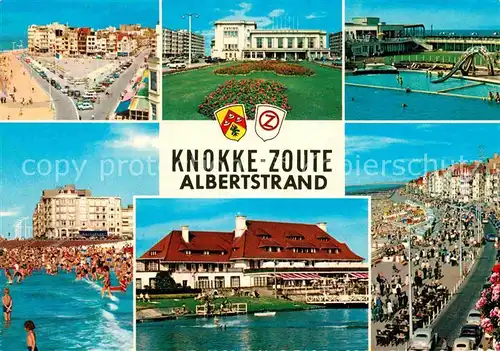 AK / Ansichtskarte Knokke Zoute Albertstrand