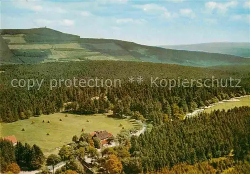 AK / Ansichtskarte Braunlage Fliegeraufnahme Restaurant Koenigskrug Kat. Braunlage Harz