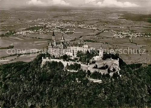 AK / Ansichtskarte Burg Hohenzollern Fliegeraufnahme Hechingen  Kat. Bisingen