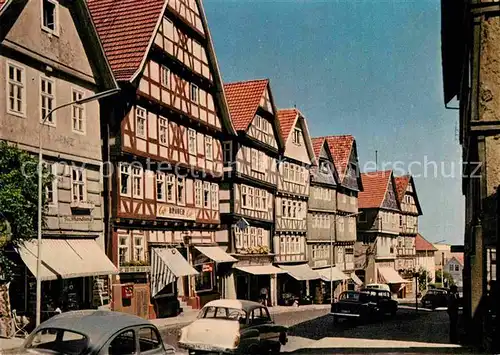 AK / Ansichtskarte Bad Wildungen Alte Fachwerkhaeuser in der Brunnenstrasse Kat. Bad Wildungen