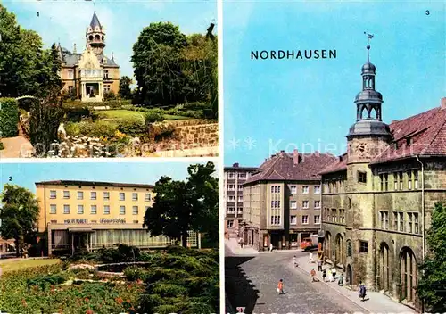 AK / Ansichtskarte Nordhausen Thueringen Mayenburgmuseum HO Hotel Handelshof Rathaus Kat. Nordhausen Harz