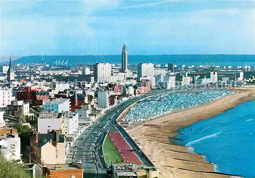 AK / Ansichtskarte Le Havre Vue generale de la Ville La Plage Kat. Le Havre