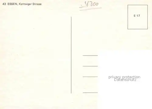 AK / Ansichtskarte Essen Ruhr Kettwiger Strasse Ruhrgas Asbach Uralt Kat. Essen