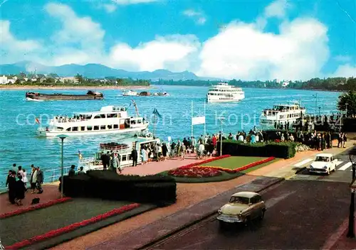 AK / Ansichtskarte Bonn Rhein Rheinpromenade Siebengebirge Kat. Bonn