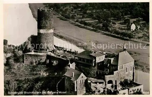 AK / Ansichtskarte Burgen Mosel Schlossruine Bischofsstein Kat. Burgen