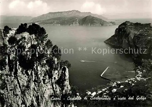 AK / Ansichtskarte Capri Castello di Barbarossa  Kat. Golfo di Napoli