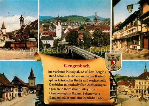 AK / Ansichtskarte Gengenbach Teilansichten Kat. Gengenbach Schwarzwald