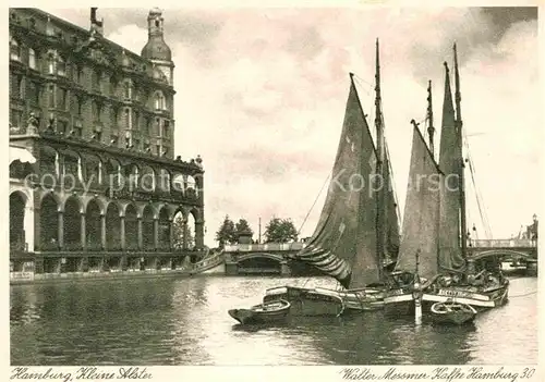 AK / Ansichtskarte Hamburg Kleine Alster Boote Kat. Hamburg