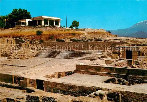 AK / Ansichtskarte Kreta Crete Palast von Phaistos Teilansicht des Theaters zu dem Xenon Antike Staette Kat. Insel Kreta