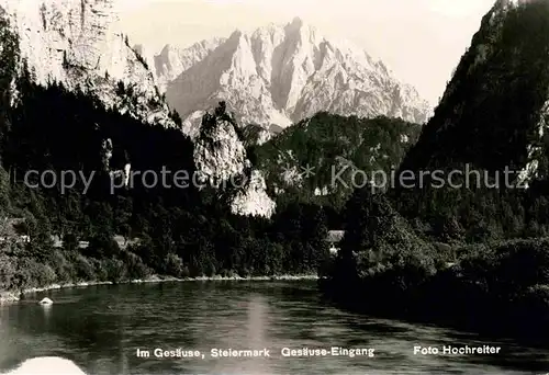 AK / Ansichtskarte Gesaeuse Gesaeuseeingang Ennstaler Alpen Kat. Weng im Gesaeuse