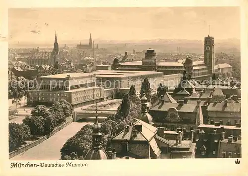 AK / Ansichtskarte Muenchen Deutsche Museum und Isar Kat. Muenchen