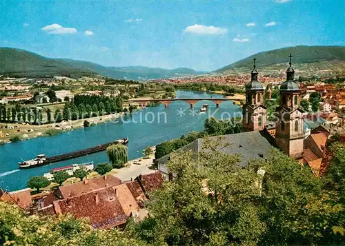 AK / Ansichtskarte Miltenberg Main Panorama Mainpartie Kirche Kat. Miltenberg