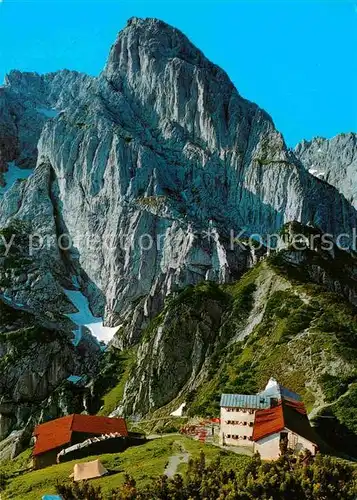 AK / Ansichtskarte Stripsenjochhaus mit Totenkirchl im Wilden Kaiser Kat. Wildermieming