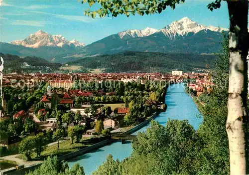 AK / Ansichtskarte Innsbruck mit Serles und Nockspitze Kat. Innsbruck