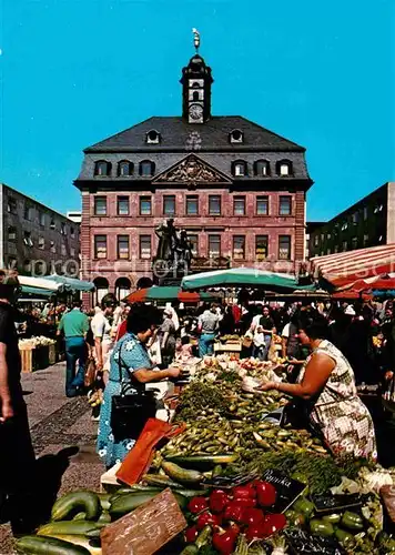 AK / Ansichtskarte Hanau Main Markt Kat. Hanau