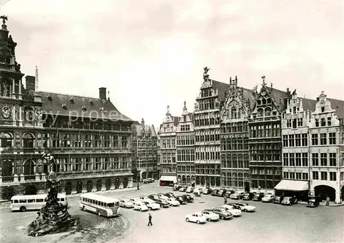 AK / Ansichtskarte Antwerpen Anvers Markt en Gildehuizen Kat. 