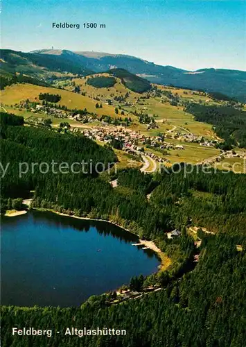 AK / Ansichtskarte Altglashuette Schwarzwald Fliegeraufnahme mit Feldberg und Windgfaellweiher  Kat. St. Maergen