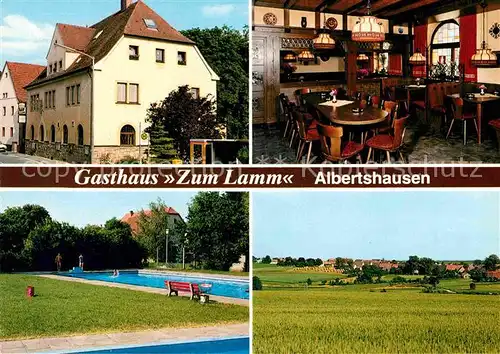 AK / Ansichtskarte Reichenberg Unterfranken Gasthaus zum Lamm Kat. Reichenberg