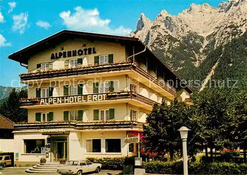 AK / Ansichtskarte Mittenwald Bayern Alpenhotel  Kat. Mittenwald