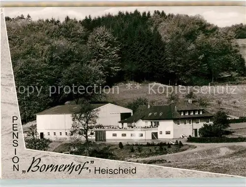 AK / Ansichtskarte Heischeid Pension Bornerhof Kat. Reichshof