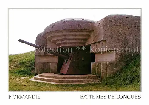 AK / Ansichtskarte Longues sur Mer Batteries de Longues Normandie Kat. Longues sur Mer