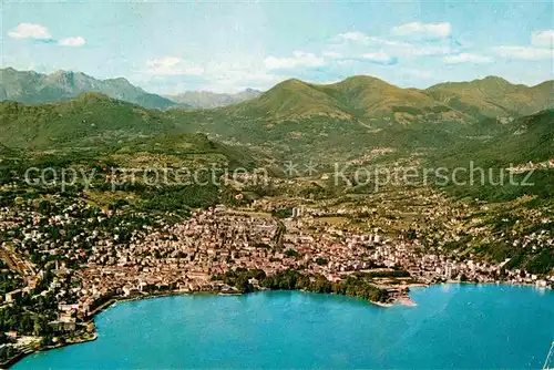 AK / Ansichtskarte Lugano Lago di Lugano Gesamtansicht 