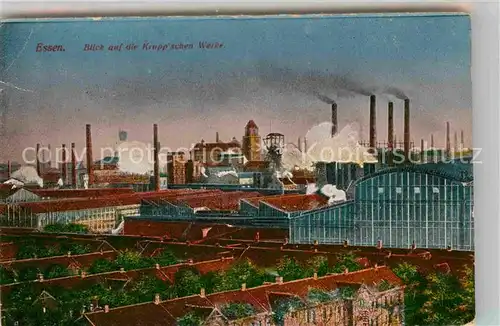 AK / Ansichtskarte Essen Ruhr Krupp Werke Panorama Kat. Essen