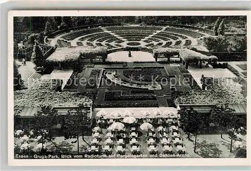 AK / Ansichtskarte Essen Ruhr Gruga Park Pergolagarten Dahlienarena Kat. Essen